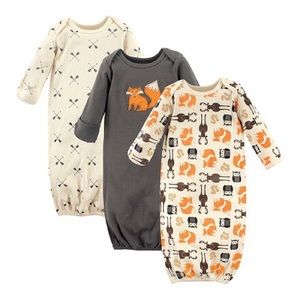 NWT Gray Forest Gown Set - Newborn